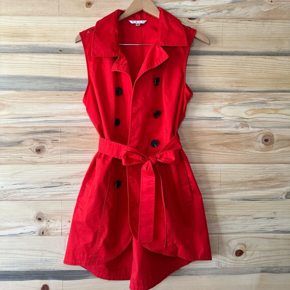 CAbi convertible trench coat Vibrant Red - Picture 5 of 9
